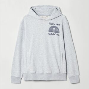 Ellesse Men's Club Di Corsa Hoodie in Light Grey Size: 2XL Light Grey 2XL Ellesse Men's Club Di Corsa Hoodie in Light Grey Size: 2XL Light Grey 2XL