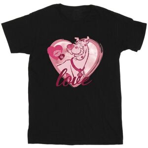 Scooby Doo Men's Love Kisses Cotton T-Shirt in Black Size: 5XL Black 5XL Scooby Doo Men's Love Kisses Cotton T-Shirt in Black Size: 5XL Black 5XL