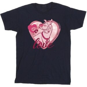 Scooby Doo Men's Love Kisses Cotton T-Shirt in Navy Size: Small Navy S Scooby Doo Men's Love Kisses Cotton T-Shirt in Navy Size: Small Navy S