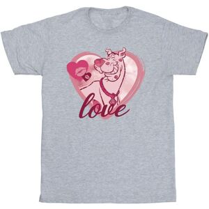 Scooby Doo Men's Love Kisses T-Shirt in Grey Size: Large Grey L Scooby Doo Men's Love Kisses T-Shirt in Grey Size: Large Grey L