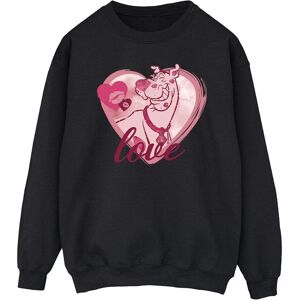 Scooby Doo Men's Love Kisses Sweatshirt in Black Size: Large Black L Scooby Doo Men's Love Kisses Sweatshirt in Black Size: Large Black L