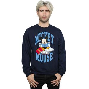 Disney Men's Reading Books Mickey Mouse Sweatshirt in Navy Size: 5XL Navy 5XL Disney Men's Reading Books Mickey Mouse Sweatshirt in Navy Size: 5XL Navy 5XL