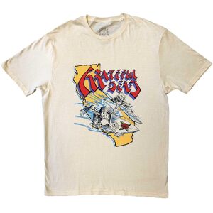 Grateful Dead Men's California Cotton T-Shirt in Natural Size: Large Natural L Grateful Dead Men's California Cotton T-Shirt in Natural Size: Large Natural L