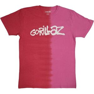 Gorillaz Men's Brush Logo T-Shirt in Red Size: Small Red S Gorillaz Men's Brush Logo T-Shirt in Red Size: Small Red S