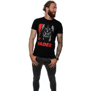 Star Wars Men's Darth Vader Poster Cotton T-Shirt in Black Size: XL Black XL Star Wars Men's Darth Vader Poster Cotton T-Shirt in Black Size: XL Black XL