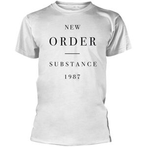 New Order Men's Substance Cotton T-Shirt in White Size: Large White L New Order Men's Substance Cotton T-Shirt in White Size: Large White L