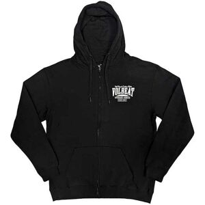 Volbeat Men's Louder & Faster Back Print Full Zip Hoodie in Black Size: Small Black S Volbeat Men's Louder & Faster Back Print Full Zip Hoodie in Black Size: Small Black S