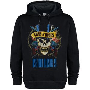 Amplified Men's Use Your Illusion 91 Tour Guns N Roses Hoodie in Black Size: Small Black S Amplified Men's Use Your Illusion 91 Tour Guns N Roses Hoodie in Black Size: Small Black S