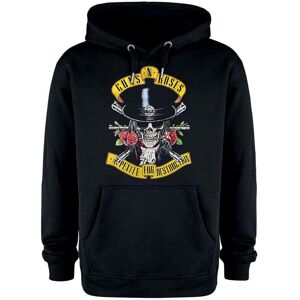 Amplified Men's Top Hat Skull Guns N Roses Hoodie in Charcoal Size: XL Charcoal XL Amplified Men's Top Hat Skull Guns N Roses Hoodie in Charcoal Size: XL Charcoal XL