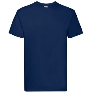 Fruit of the Loom Men's Super Premium Plain T-Shirt in Navy Size: 3XL Navy 3XL Fruit of the Loom Men's Super Premium Plain T-Shirt in Navy Size: 3XL Navy 3XL