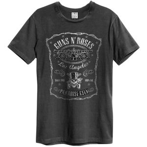 Amplified Men's Paradise City Guns N Roses T-Shirt in Charcoal Size: Small Charcoal S Amplified Men's Paradise City Guns N Roses T-Shirt in Charcoal Size: Small Charcoal S