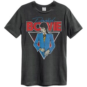 Amplified Men's Bootleg David Bowie T-Shirt in Charcoal Size: Medium Charcoal M Amplified Men's Bootleg David Bowie T-Shirt in Charcoal Size: Medium Charcoal M