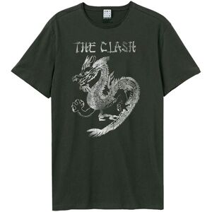 Amplified Men's New Dragon The Clash T-Shirt in Charcoal Size: 2XL Charcoal 2XL Amplified Men's New Dragon The Clash T-Shirt in Charcoal Size: 2XL Charcoal 2XL