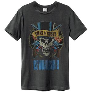 Amplified Men's Use Your Illusion 91 Tour Guns N Roses T-Shirt in Charcoal Size: 2XL Charcoal 2XL Amplified Men's Use Your Illusion 91 Tour Guns N Roses T-Shirt in Charcoal Size: 2XL Charcoal 2XL
