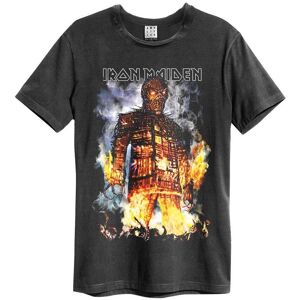 Amplified Men's The Wicker Man Iron Maiden T-Shirt in Charcoal Size: XL Charcoal XL Amplified Men's The Wicker Man Iron Maiden T-Shirt in Charcoal Size: XL Charcoal XL