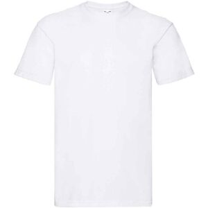 Fruit of the Loom Men's Super Premium Plain T-Shirt in White Size: 3XL White 3XL Fruit of the Loom Men's Super Premium Plain T-Shirt in White Size: 3XL White 3XL