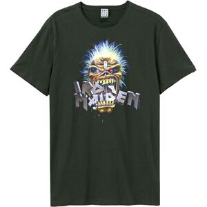 Amplified Men's Chomp Iron Maiden T-Shirt in Charcoal Size: Medium Charcoal M Amplified Men's Chomp Iron Maiden T-Shirt in Charcoal Size: Medium Charcoal M