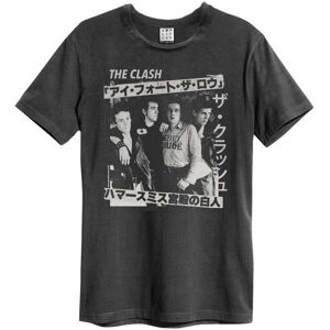 Amplified Men's Tour Poster The Clash T-Shirt in Charcoal Size: XL Charcoal XL Amplified Men's Tour Poster The Clash T-Shirt in Charcoal Size: XL Charcoal XL
