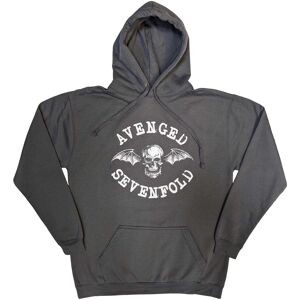 Avenged Sevenfold Men's Logo Pullover Hoodie in Charcoal Size: Small Charcoal S Avenged Sevenfold Men's Logo Pullover Hoodie in Charcoal Size: Small Charcoal S