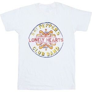 The Beatles Men's Painted Pepper T-Shirt in White Size: Small White S The Beatles Men's Painted Pepper T-Shirt in White Size: Small White S