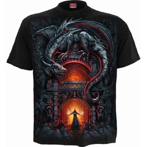 Spiral Direct Men's Dragon´s Lair Short-Sleeved T-Shirt in Black Size: 3XL Black 3XL Spiral Direct Men's Dragon´s Lair Short-Sleeved T-Shirt in Black Size: 3XL Black 3XL