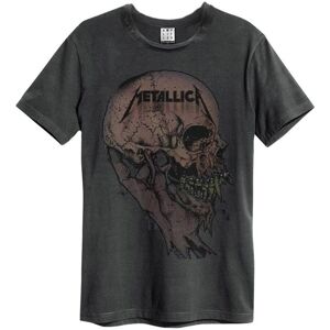 Amplified Men's Sad But True Metallica T-Shirt in Charcoal Size: Large Charcoal L Amplified Men's Sad But True Metallica T-Shirt in Charcoal Size: Large Charcoal L