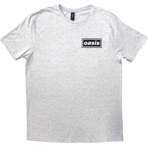 Oasis Men's Definitely Maybe Promo Back Print T-Shirt in Grey Size: 2XL Grey 2XL Oasis Men's Definitely Maybe Promo Back Print T-Shirt in Grey Size: 2XL Grey 2XL