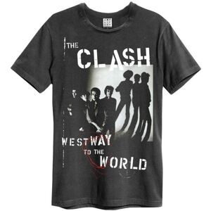 Amplified Men's Westway To The World The Clash T-Shirt in Charcoal Size: 3XL Charcoal 3XL Amplified Men's Westway To The World The Clash T-Shirt in Charcoal Size: 3XL Charcoal 3XL