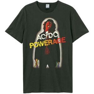 Amplified Men's Powerage AC DC T-Shirt in Charcoal Size: 3XL Charcoal 3XL Amplified Men's Powerage AC DC T-Shirt in Charcoal Size: 3XL Charcoal 3XL