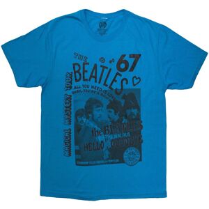 The Beatles Men's 1967 T-Shirt in Blue Size: Medium Blue M The Beatles Men's 1967 T-Shirt in Blue Size: Medium Blue M