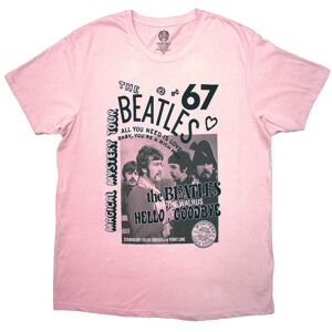 The Beatles Men's 1967 T-Shirt in Pink Size: 2XL Pink 2XL The Beatles Men's 1967 T-Shirt in Pink Size: 2XL Pink 2XL