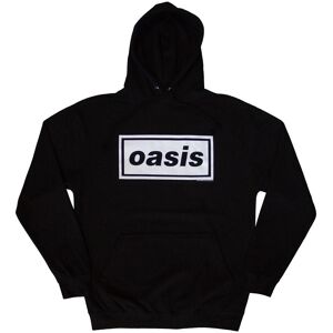 Oasis Men's Decca Logo Pull Over Hoodie in Black Size: 2XL Black 2XL Oasis Men's Decca Logo Pull Over Hoodie in Black Size: 2XL Black 2XL