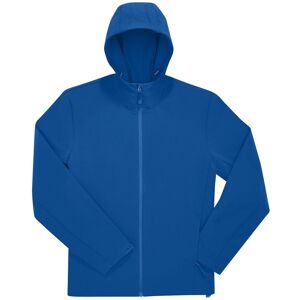 B&C Men's Reset 3 Layer Hooded Soft Shell Jacket in Blue Size: 2XL Blue 2XL B&C Men's Reset 3 Layer Hooded Soft Shell Jacket in Blue Size: 2XL Blue 2XL