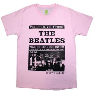 The Beatles Washington '64 Pink/Black Unisex T-Shirt - Adult The Beatles Washington '64 Pink/Black Unisex T-Shirt - Adult