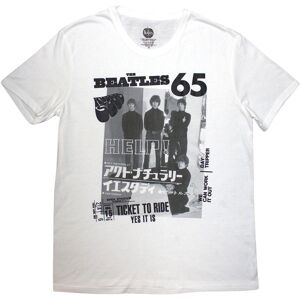 The Beatles Men's 1965 T-Shirt in White Size: Large White L The Beatles Men's 1965 T-Shirt in White Size: Large White L