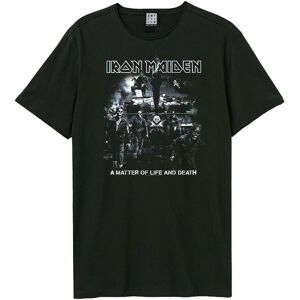 Amplified Men's Life Or Death Iron Maiden T-Shirt in Black Size: XL Black XL Amplified Men's Life Or Death Iron Maiden T-Shirt in Black Size: XL Black XL