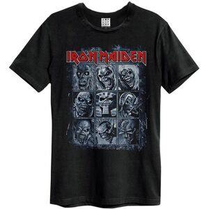 Amplified Men's 9 Eddies Iron Maiden T-Shirt in Black Size: 3XL Black 3XL Amplified Men's 9 Eddies Iron Maiden T-Shirt in Black Size: 3XL Black 3XL
