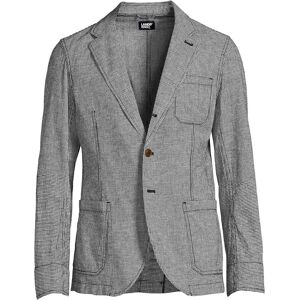 lands end Lands' End Men's Linen/Cotton Blazer in Black Size: Medium Black M lands end Lands' End Men's Linen/Cotton Blazer in Black Size: Medium Black M
