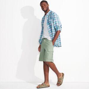 lands end Lands' End Men's Linen/Cotton Cargo Shorts in Green Size: 40 Green 40 lands end Lands' End Men's Linen/Cotton Cargo Shorts in Green Size: 40 Green 40