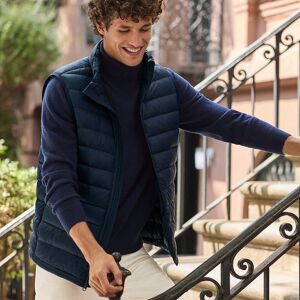 lands end Lands' End Men's Wanderweight Down Ultralight Packable Gilet in Dark Navy Size: Medium Dark Navy M lands end Lands' End Men's Wanderweight Down Ultralight Packable Gilet in Dark Navy Size: Medium Dark Navy M