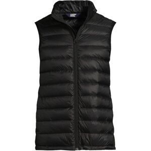 lands end Lands' End Men's Wanderweight Down Ultralight Packable Gilet in Black Size: 2XL Black 2XL lands end Lands' End Men's Wanderweight Down Ultralight Packable Gilet in Black Size: 2XL Black 2XL
