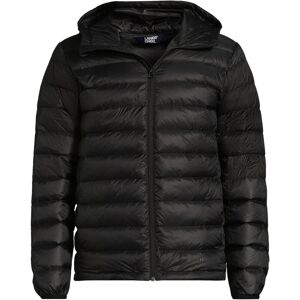lands end Lands' End Men's Wanderweight Down Ultralight Packable Hooded Jacket in Black Size: Medium Black M lands end Lands' End Men's Wanderweight Down Ultralight Packable Hooded Jacket in Black Size: Medium Black M