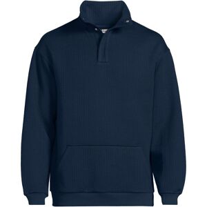 lands end Lands' End Men's Rib Funnel Neck Sweatshirt in Navy Size: Medium Navy M lands end Lands' End Men's Rib Funnel Neck Sweatshirt in Navy Size: Medium Navy M