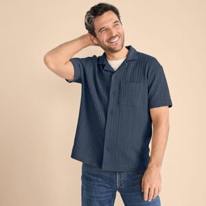 lands end Lands' End Men's Textured Jersey Shirt in Blue Size: Medium Blue M lands end Lands' End Men's Textured Jersey Shirt in Blue Size: Medium Blue M
