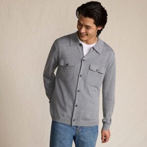 lands end Lands' End Men's Button Front Sweater Jacket in Grey Size: Medium Grey M lands end Lands' End Men's Button Front Sweater Jacket in Grey Size: Medium Grey M