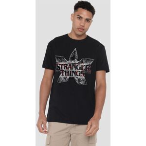 Stranger Things Demogorgon Flower Logo T-Shirt, Black Size: 4XL Black 4XL Stranger Things Demogorgon Flower Logo T-Shirt, Black Size: 4XL Black 4XL