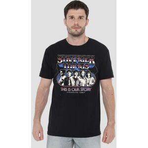Stranger Things Retro Thunder Group T-Shirt, Black Size: 2XL Black 2XL Stranger Things Retro Thunder Group T-Shirt, Black Size: 2XL Black 2XL