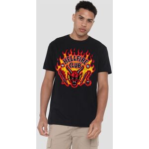Stranger Things Hellfire Flames T-Shirt, Black Size: 5XL Black 5XL Stranger Things Hellfire Flames T-Shirt, Black Size: 5XL Black 5XL