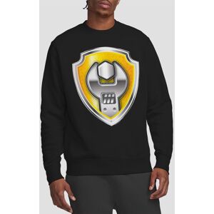 Paw Patrol Rubble Badge Crew Sweatshirt, Black Size: Medium Black M Paw Patrol Rubble Badge Crew Sweatshirt, Black Size: Medium Black M