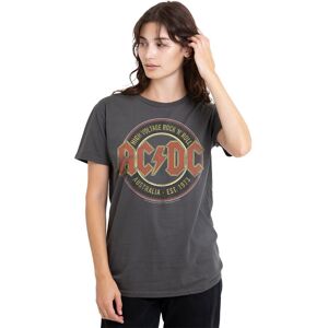 AC/DC Men's Est. '73 T-Shirt, Charcoal Size: 2XL Charcoal 2XL AC/DC Men's Est. '73 T-Shirt, Charcoal Size: 2XL Charcoal 2XL